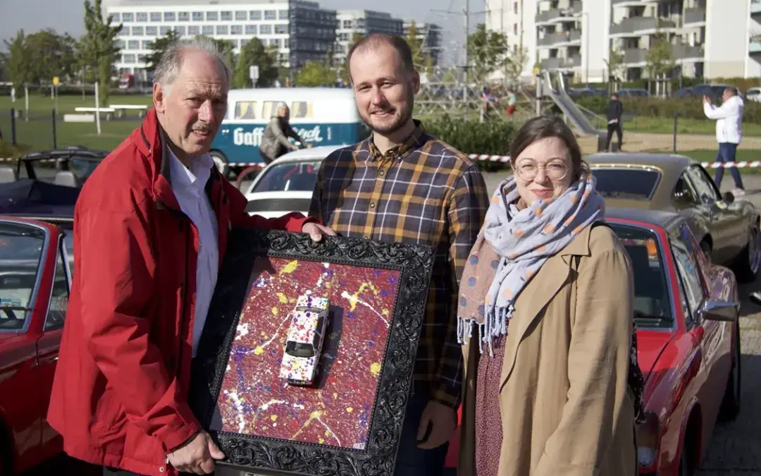 Preisübergabe an der Motorworld in Köln